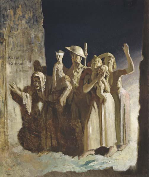 Sir William Orpen Bombing Night